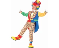 Role play-set for kids Colorful Clown (jacket, pants, hat, bow-tie), size 130/140 cm
